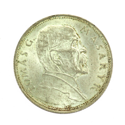 Stříbrná mince T. G. Masaryk