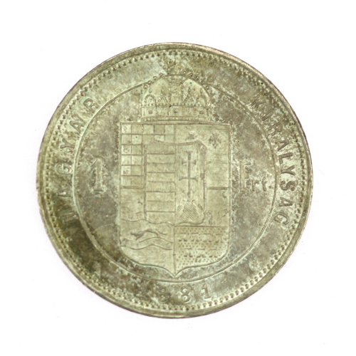 Stříbrná mince - 1 florin 1881