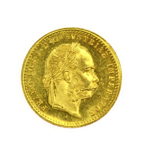 Gold coin - ducat of Franz...