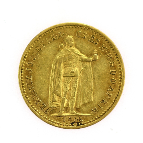 Gold coin - ten-crown of...