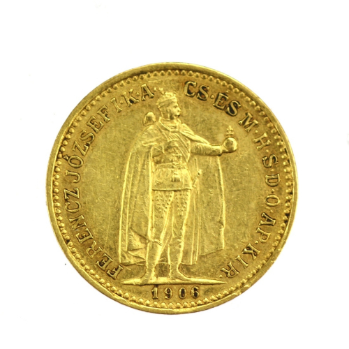 Zlatá mince - desetikoruna...