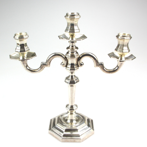 Silver candle holder - Greggio