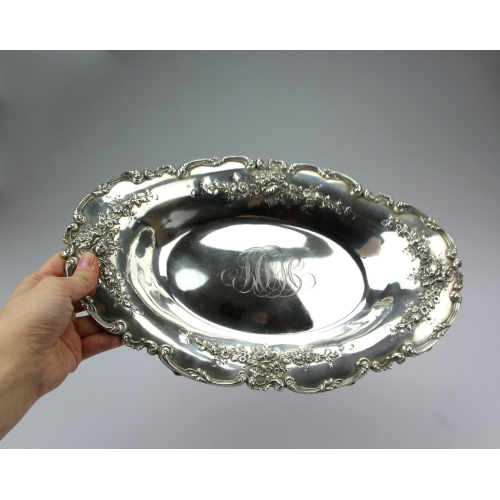 Stříbrná miska a monogramem - Bailey Banks & Biddle