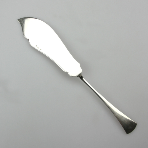 Silver serving cake knife - Alfréd Pollak