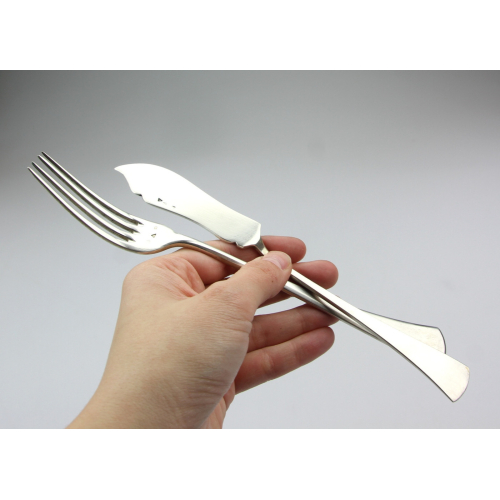 Silver fish cutlery - Alfréd Pollak