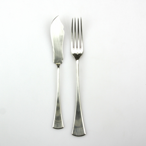 Silver fish cutlery -...
