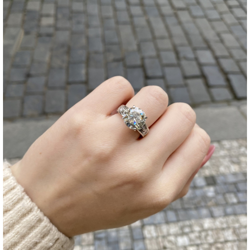 Ring with diamond 4.20 ct