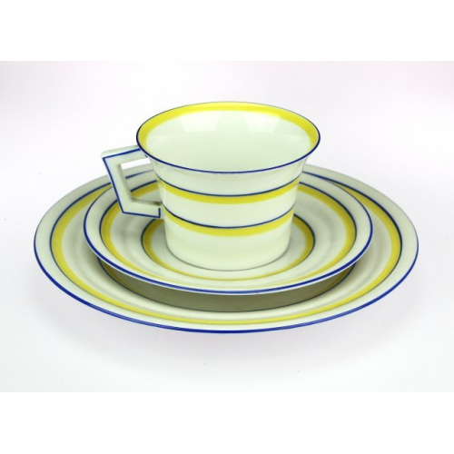Cup with saucer and plate - 1920s, Teichert