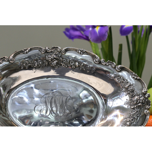 Stříbrná miska a monogramem - Bailey Banks & Biddle