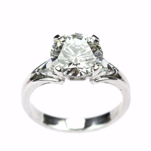 Prsten s briliantem 3,01 ct