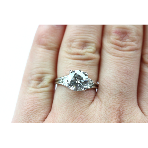 Prsten s briliantem 3,01 ct