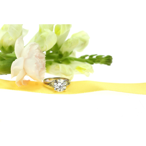 Prsten s briliantem 3,01 ct