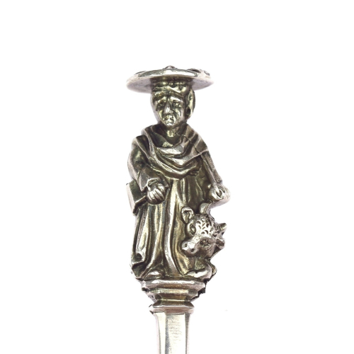 Silver spoons with evangelist motif