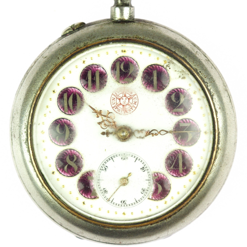 Kapesní hodinky se zdobeným ciferníkem