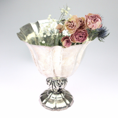 Secesní stříbrná váza - Horovitz