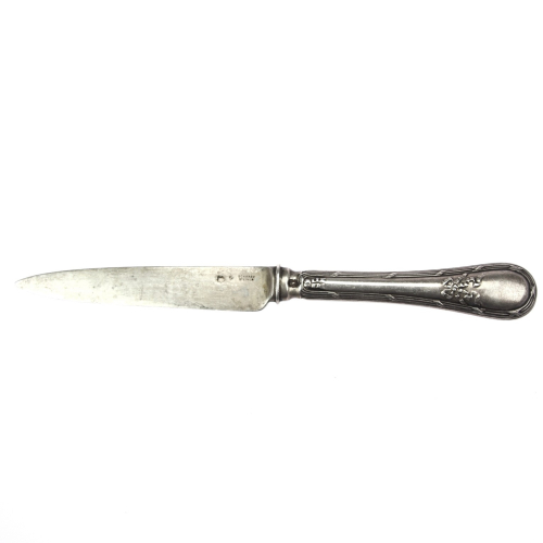 Stříbrný secesní nožík