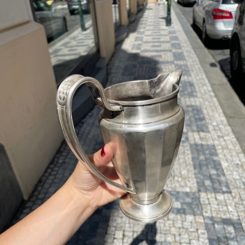 Alpakový džbán - Art Krupp Berndorf