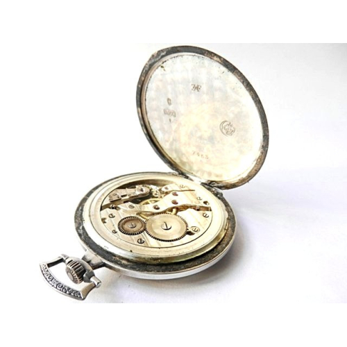 Stříbrné kapesní hodinky