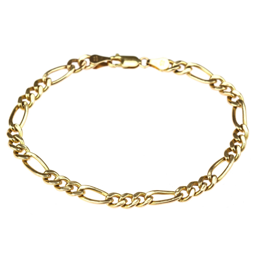 Rose 10k gold bracelet - 20,6 cm