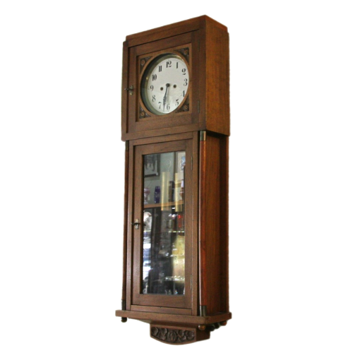 Double weight pendulum clock