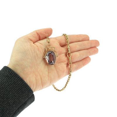 Rakousko-uherský šatlén s ametystem