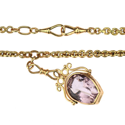 Rakousko-uherský šatlén s ametystem