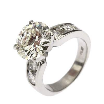 Prsten s diamantem 4,20 ct