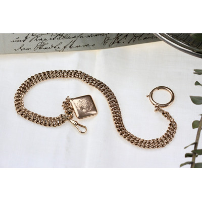 Gold pocket watch chain - Austria-Hungary