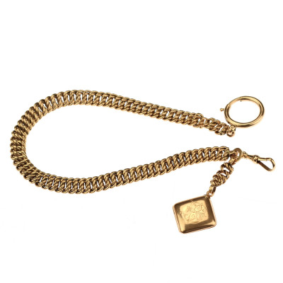 Gold pocket watch chain - Austria-Hungary