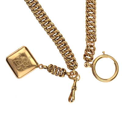 Rakousko-uherský šatlén s medailonem