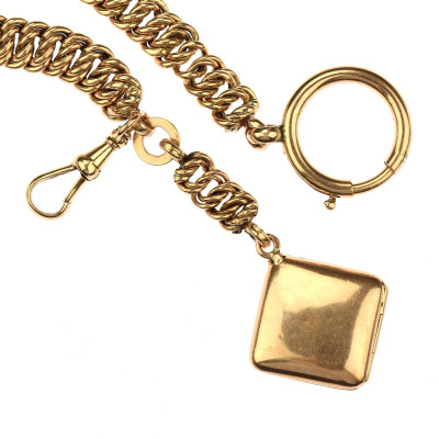 Gold pocket watch chain - Austria-Hungary