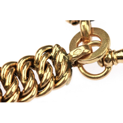 Gold pocket watch chain - Austria-Hungary