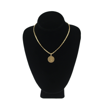 Prvorepublikový zlatý šatlén s přívěskem