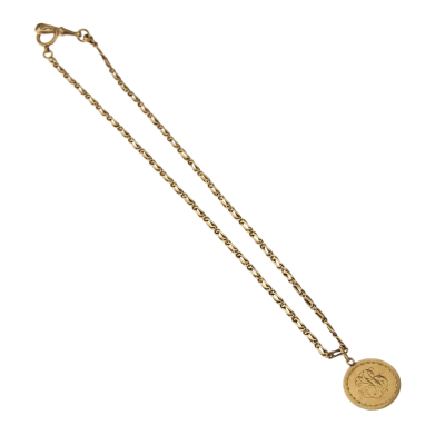 Prvorepublikový zlatý šatlén s přívěskem