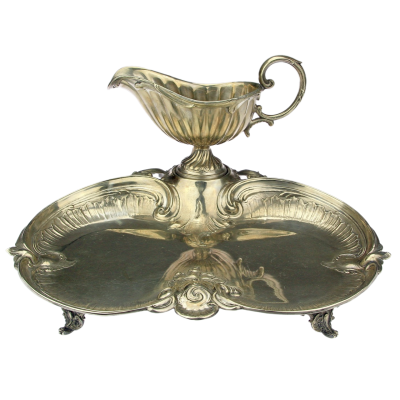 Alpakový omáčník - neorokoko