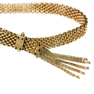 PRODÁNO - Zlatý náramek - polovina 19. století