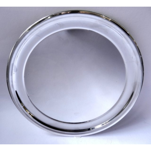 Round silver tray - Poole
