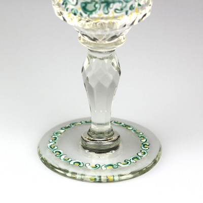 PRODÁNO - Rokoková sklenka na patce