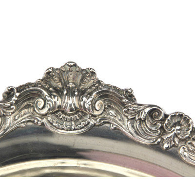 Stříbrná miska s monogramem - Meriden Britannia Co.