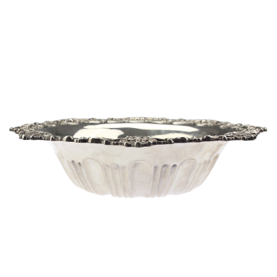 Stříbrná miska s monogramem - Meriden Britannia Co.