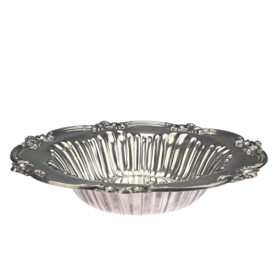 Silver bowl with monogram - Around 1900