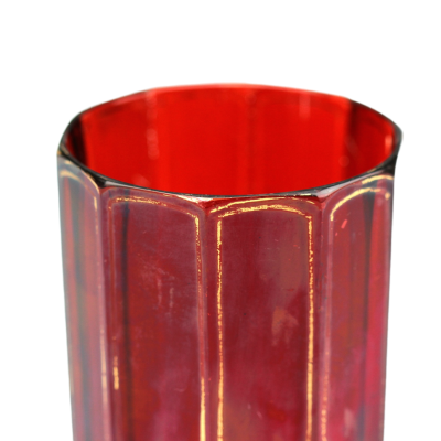 Číše s rubínovou lazurou a zlacením - 1840-1850