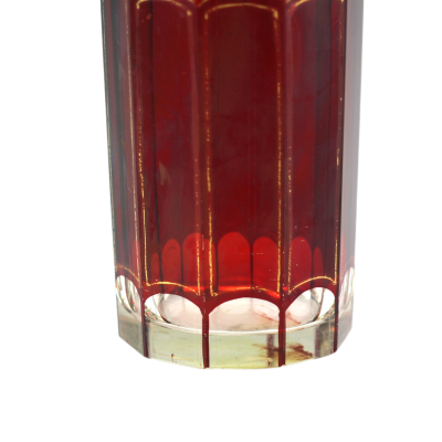 Číše s rubínovou lazurou a zlacením - 1840-1850