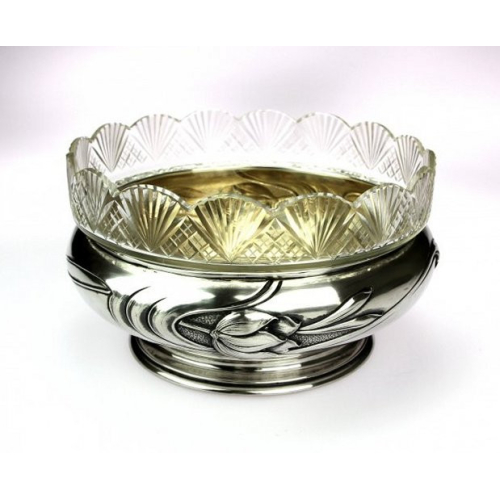 Silver Art Nouveau bowl