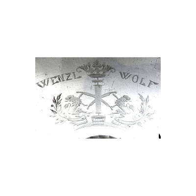 Engraved glass tankard - 2nd half of the 18th century