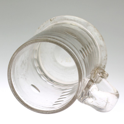 Engraved glass tankard - 2nd half of the 18th century