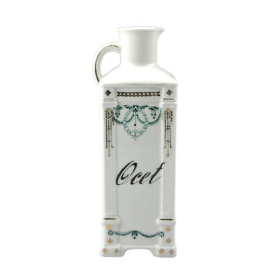 Secesní porcelánová nádoba na ocet - Victoria