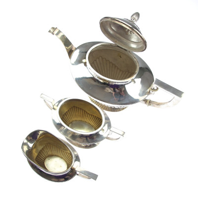 Stříbrný čajový servis - Rakousko-Uhersko