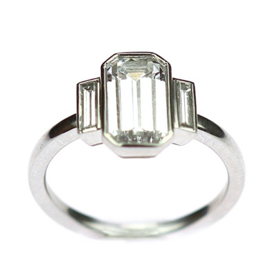 PRODÁNO - Zlatý prsten s diamantem - 2,00ct barva D