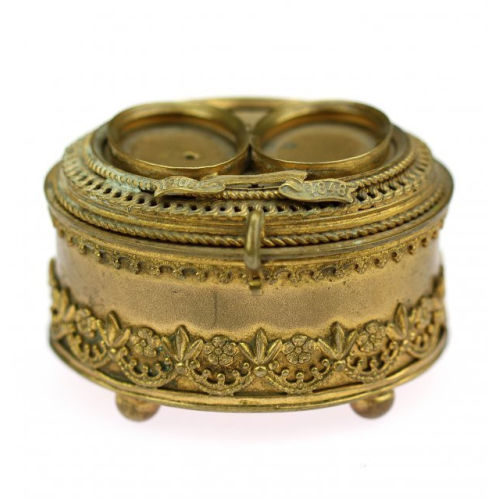 Brass jewellery box